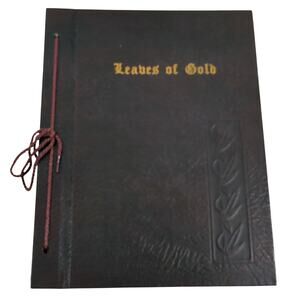 Vintage 1948 Leaves of Gold Revised Edition Clyde Lytle Christian Prayers Book